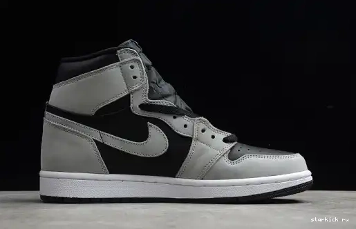 Light Retro 1 Jordan Grey White Smoke Black 555088-035 Air 555088-035 High 0529